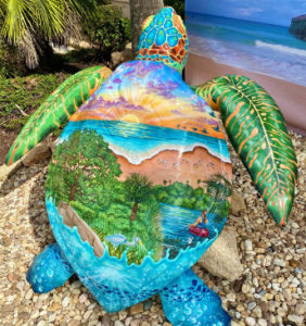 Turtle Tide Art Project at Edisto Beach